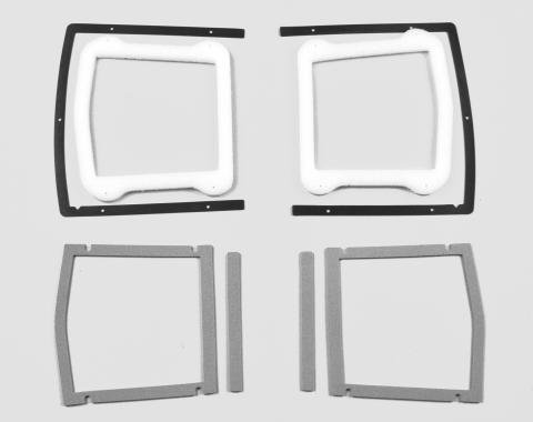 Detroit Muscle Technologies 1967 Chrysler / Dodge / Plymouth Mopar A Body 67 Dart Taillight Gaskets with Bezel Gaskets ADA6767TL01