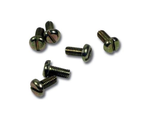 Corvette Transistor Ignition Amp Rear Cvr Screws, 6 Piece, 1964-1974