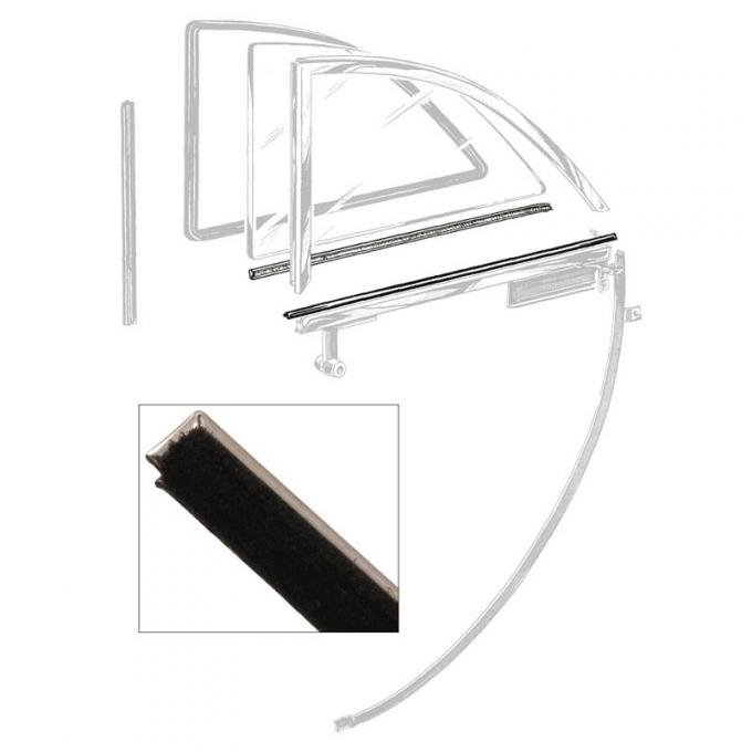 Dennis Carpenter Quarter Window Anti-Rattler Kit - Right or Left - Victoria - 1952-54 Ford Car   BA-6029732-PR