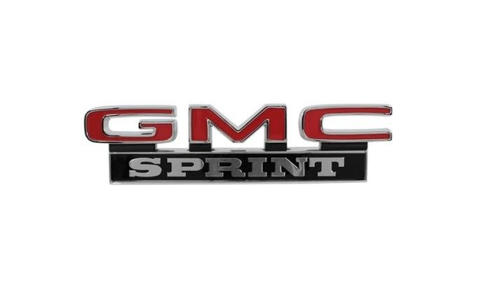AMD Tailgate Emblem, GMC SPRINT, 71-72 GMC Sprint T-9879