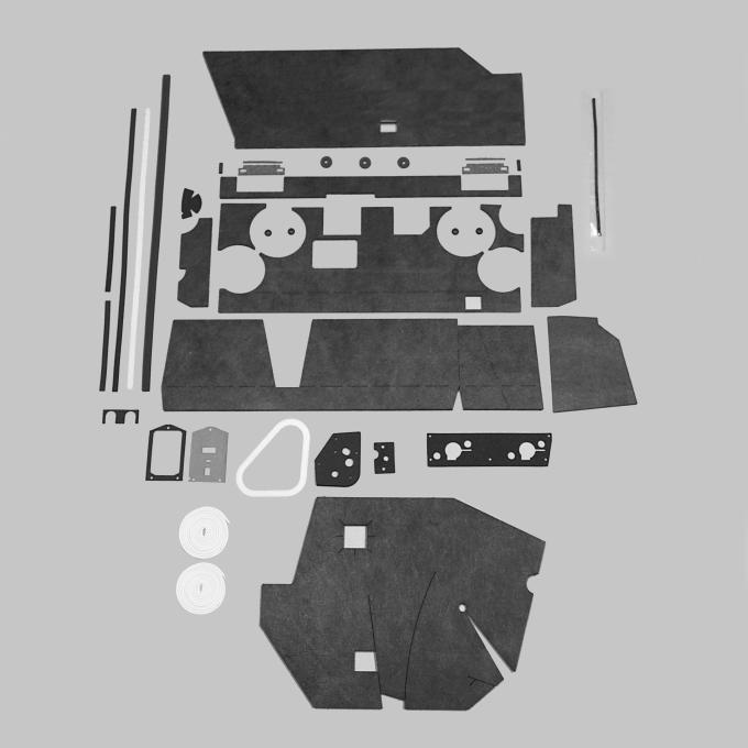Detroit Muscle Technologies Mopar B Body 62-65 AC Heater Box Rebuild Restoration Seal Gasket Kit BXX6265HB10