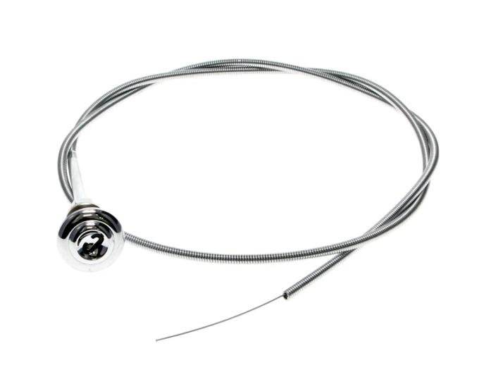 AMD Choke Cable with Knob, Chrome Knob, 46 inch long, 55-59 Chevy Pickup, Suburban X460-4055-72