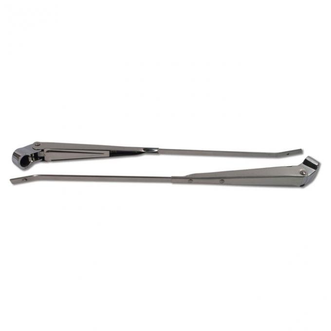 Corvette Windshield Wiper Arms, Stainless Steel, 1963-1967