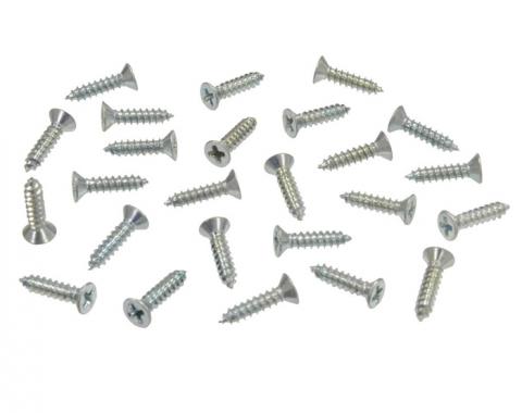 Corvette Rear Compartment Door Screws, 1968-1982