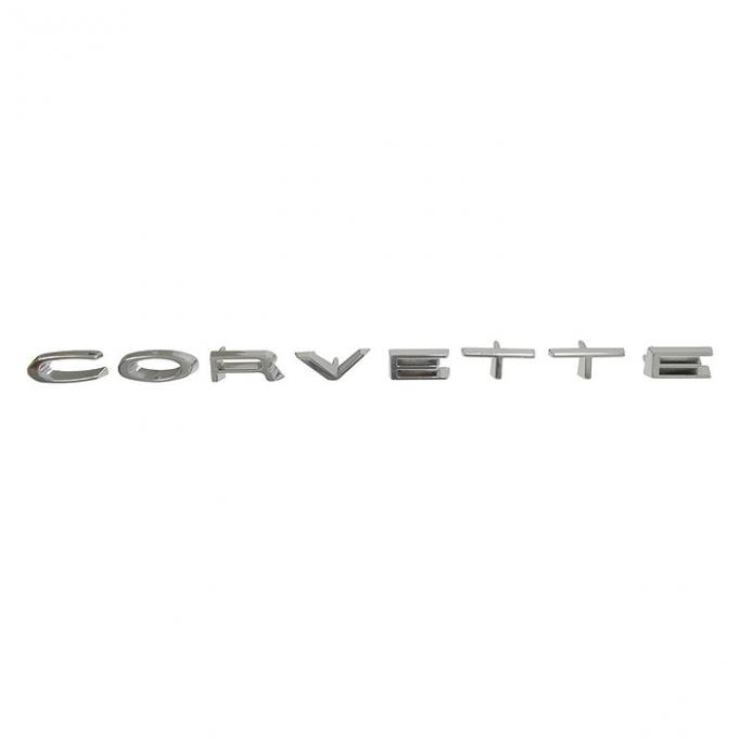 Corvette Rear Taillight Panel 'Corvette' Letters, 1968-1973