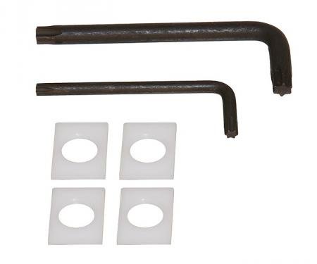 Corvette Seat Track Repair Shim Kit, 1997-2004