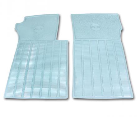 Corvette Floor Mats, Rubber, Clear, 1963-1967