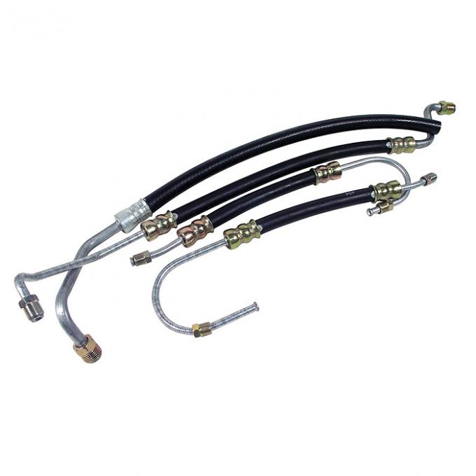 Corvette Power Steering Hose Kit, Small Block, 1963-1979