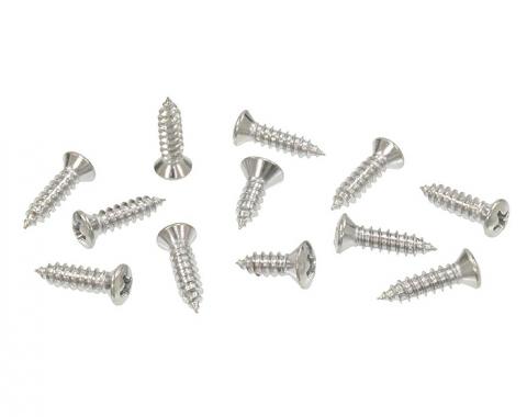 Corvette Windshield Trim Screws, Convertible, 1963-1967