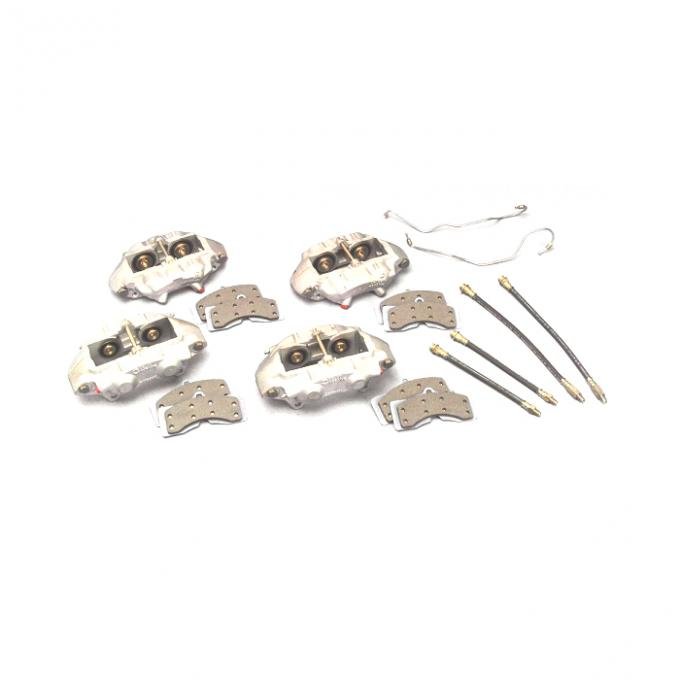 Corvette Brake Overhaul Kit, with Remanufactured O-Ring Calipers, 1965-1982