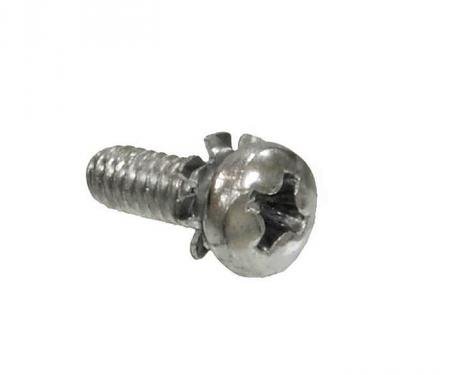 Redline Restomotive® 1963-1982 Chevrolet Corvette Glove Box Lock Retainer Screw / Washer