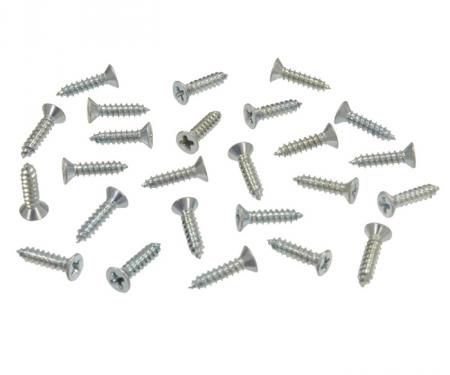 Corvette Rear Compartment Door Screws, 1968-1982