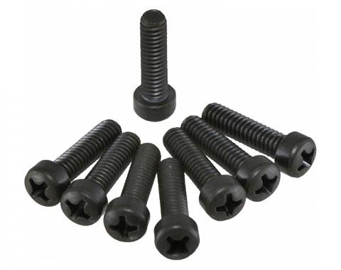 Corvette Windshield Wiper Door Grill Screw, 8 Pieces, 1968-1972