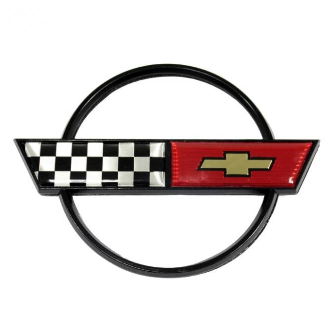 Corvette Gas Door Emblem, 1984-1990