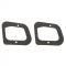 Corvette Door Access Plate Gasket, 2 Large and 2 Small, 1968-1982