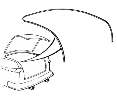 Dennis Carpenter Trunk Compartment Opening - 1949-51 Ford Car 8A-7043734