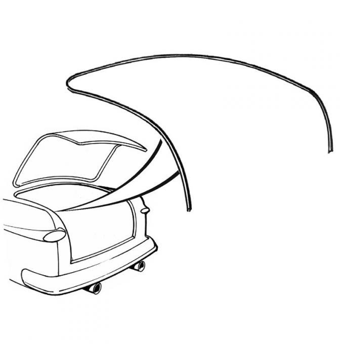 Dennis Carpenter Trunk Compartment Opening - 1949-51 Ford Car 8A-7043734