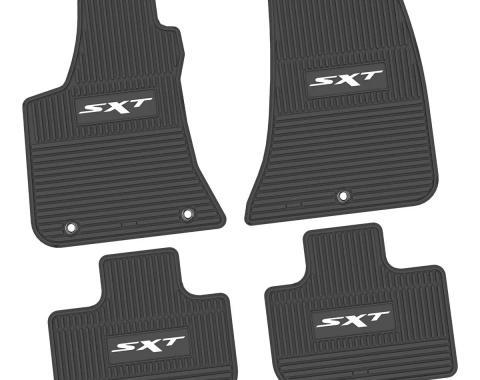FlexTread 11-23 Dodge Charger RWD Floor Mats (4pc) w/ SXT Logo - Black / NGCV55029