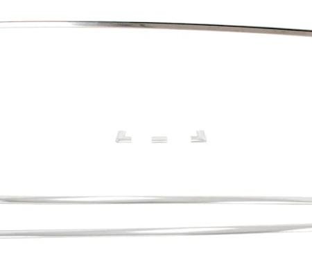 AMD Windshield Reveal Molding Set, 6 pcs, 67-70 Chevy GMC C/K Pickup Truck Blazer Jimmy Suburban X385-4067-S