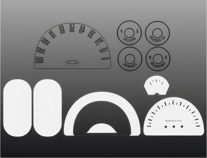 Whitegauges 1960-1963 Chevrolet White Face Gauges 6063CT-105