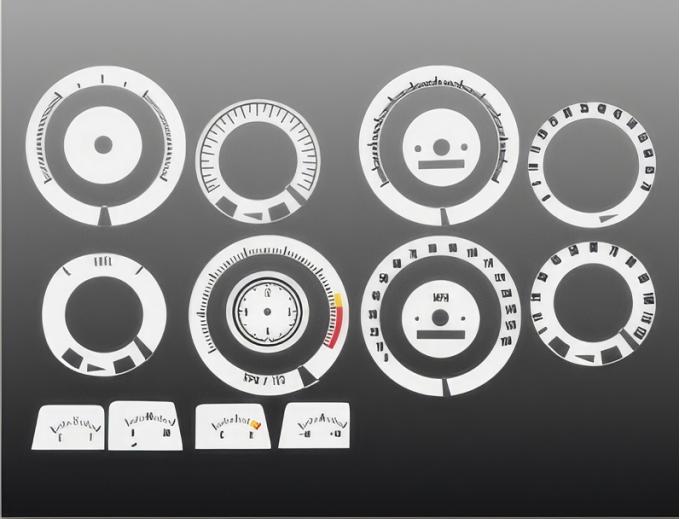 Whitegauges 1967-1968 Chevrolet Pontiac White Face Gauges 6768CC-125