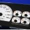 Whitegauges 1997-1999 Chevrolet GMC 180 KMH METRIC White Face Gauges 9799CT-245