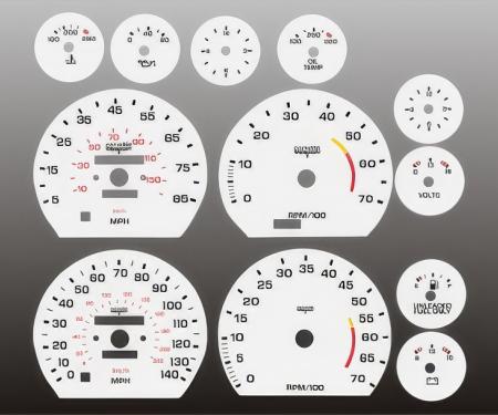 Whitegauges 1978-1982 Chevrolet Corvette White Face Gauges 7882CC-159