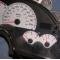 Whitegauges 1999-2002 Chevrolet Camaro 150 MPH V8 White Face Gauges 9902CC-254