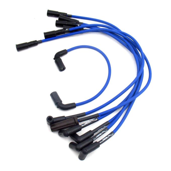 JBA Performance Exhaust 1999-03 Chevrolet Silverado 1500 4.3L V6 8mm JBA PowerCables&trade; Spark Plug Wire Set, Blue W08469