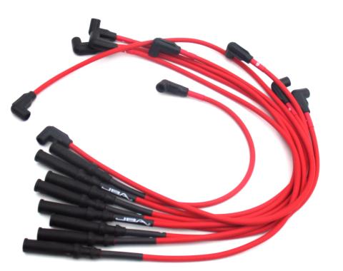 JBA Performance Exhaust 1992-03 Dodge/Chrysler 5.2L/5.9L V8 8mm JBA PowerCables&trade; Spark Plug Wire Set, Red W0945