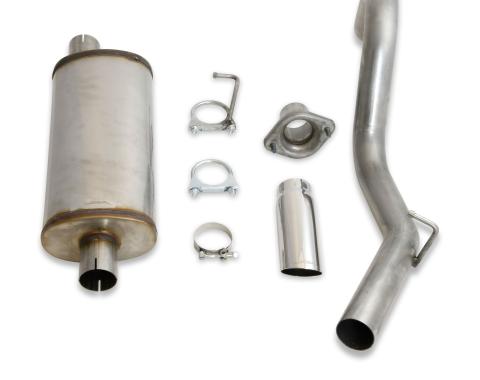 JBA Performance Exhaust 2000-06 Jeep Wrangler TJ 2.4L/2.5L/4.0L 2.5" Stainless Steel Cat Back Exhaust System 30-1501