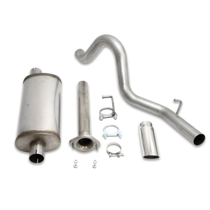 JBA Performance Exhaust 2004-06 Jeep Wrangler TJ 2.4L/4.0L 2.5" Stainless Steel Cat Back Exhaust System 30-1541