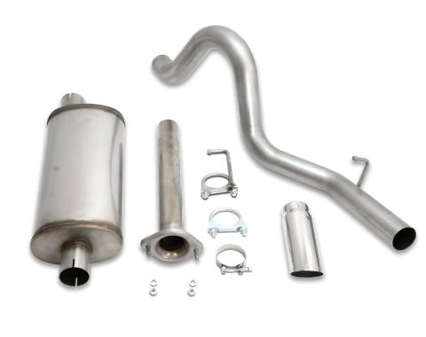 JBA Performance Exhaust 2004-06 Jeep Wrangler TJ 2.4L/4.0L 2.5" Stainless Steel Cat Back Exhaust System 30-1541