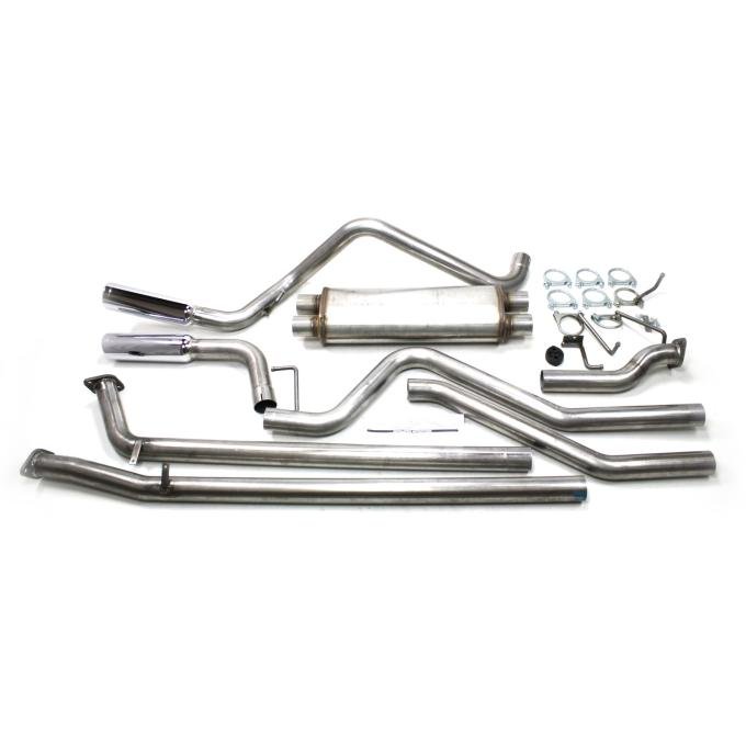 JBA Performance Exhaust 2007-20 Tundra 4.7L/5.7L 2.5" Stainless Steel Exhaust System Universal Dual Side Swept Exit 40-9004