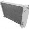 Champion Cooling 1966-1968 Chevrolet Corvette 4 Row All Aluminum Radiator Made With Aircraft Grade Aluminum MC615