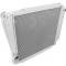 Champion Cooling 1966-1977 Ford Bronco 4 Row All Aluminum Radiator Made With Aircraft Grade Aluminum MC522