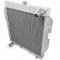 Champion Cooling 1955-1957 Ford Thunderbird 3 Row All Aluminum Radiator Made With Aircraft Grade Aluminum CC5557