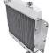 Champion Cooling 1962-1967 Chevrolet Chevy II 3 Row All Aluminum Radiator Made With Aircraft Grade Aluminum CC255