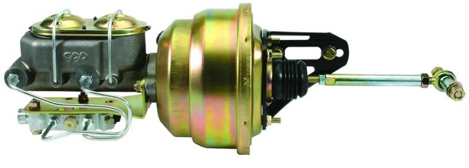 Classic Performance Frame Mounted Complete Power Brake Booster Kit for OEM Pedal for 47-54 Chevy Truck, 8" Single 4754BB24-8