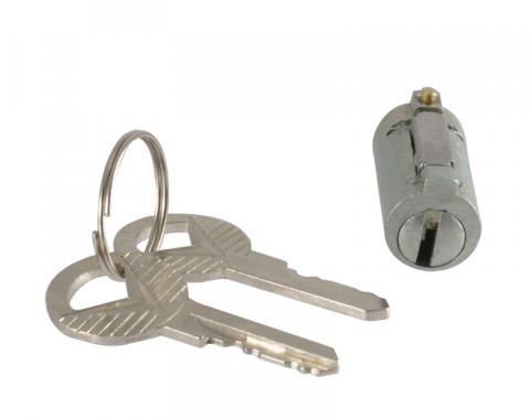 Dennis Carpenter Trunk or Tailgate Lock Cylinder with keys - 1952-66 Ford Car B5A-7043505-A