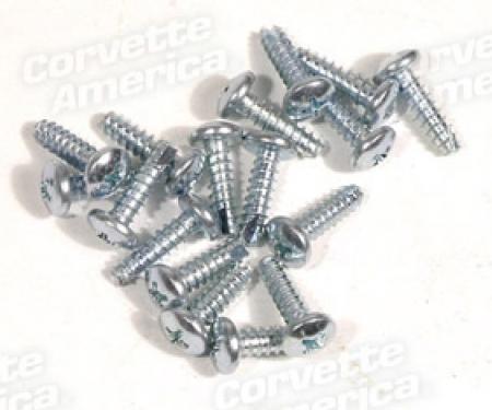 Corvette Fiberglass Trunk Panel Screws, 1956-1960