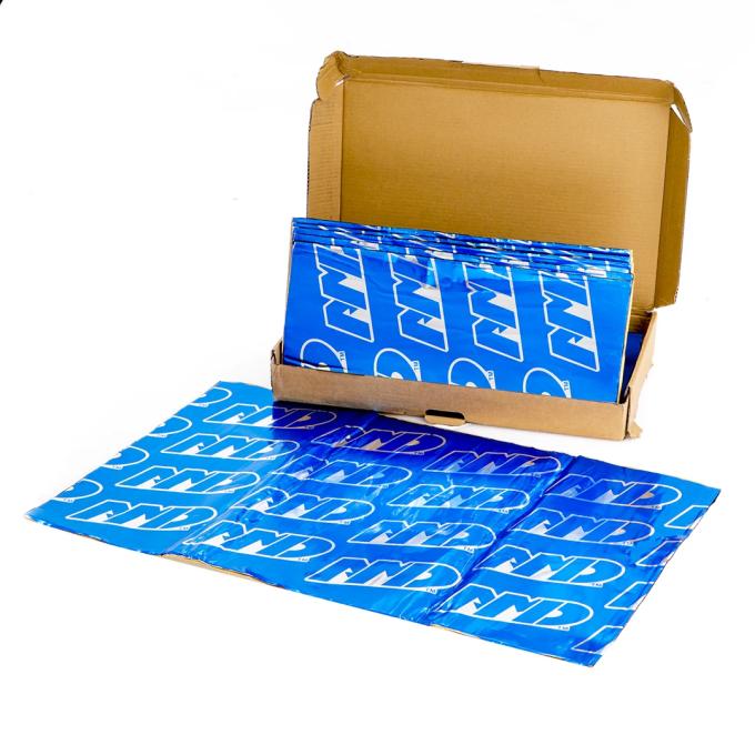 AMD SilentDrive Pro Mat Sound Deadener Kit, Blue Silver, Box of 10 Sheets, 43 Square Feet 403-1000-825A