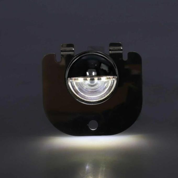 AMD License Plate Lamp Lens, Clear, 4 White LED, 66-77 Ford Bronco X946-4666-D