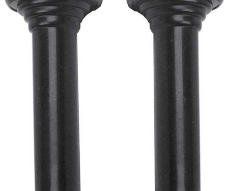 Full Size Chevy Interior Door Lock Knobs, Black, 1961-1967