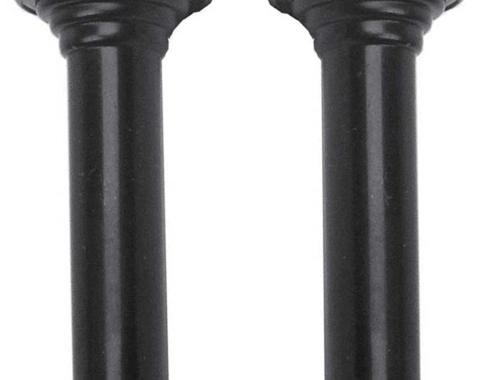 Full Size Chevy Interior Door Lock Knobs, Black, 1961-1967