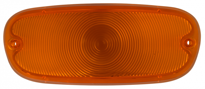 Key Parts '55-'59 Amber Front Park Light Lens 0847-530