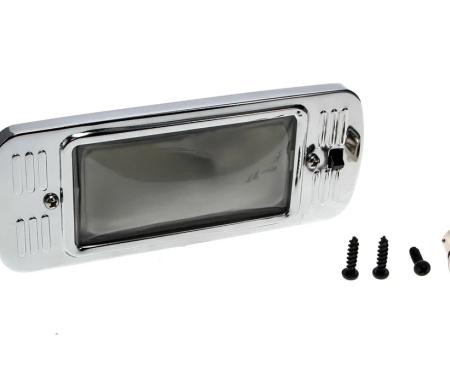AMD Dome Lamp Assembly, Chrome, 47-55 Chevy GMC Pickup, Suburban X612-4047-CS