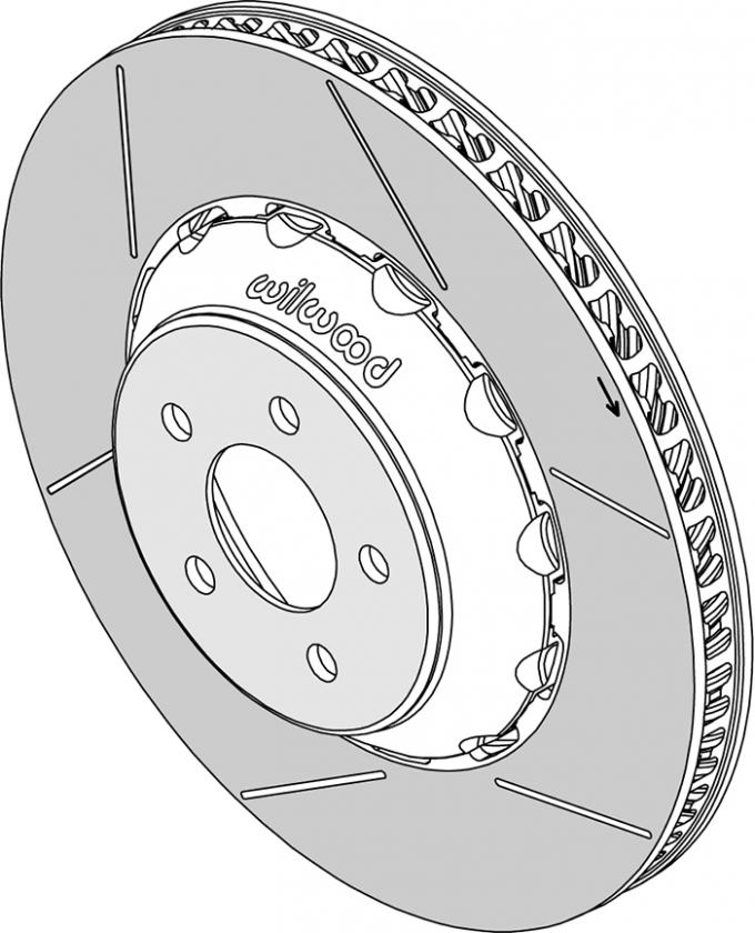 Wilwood Brakes GT Rotor & Lug Drive Hat Assembly 165-15421