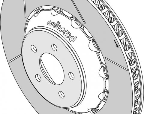 Wilwood Brakes GT Rotor & Lug Drive Hat Assembly 165-15421