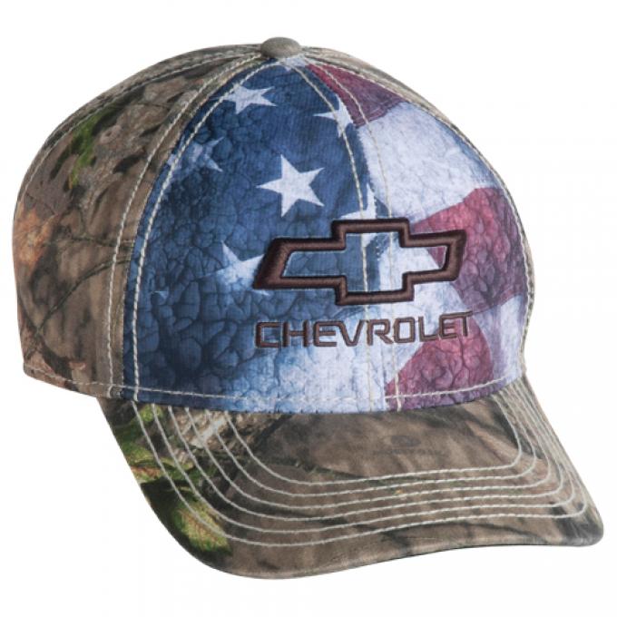 Chevrolet Bowtie USA Camo Cap